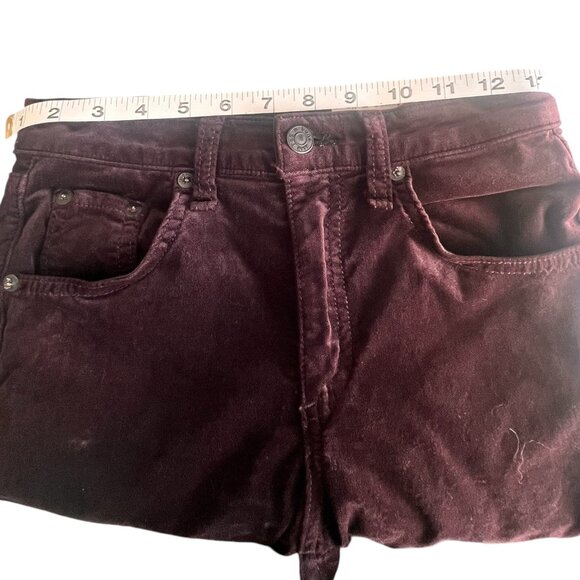 Rag & Bone Women's Suede Pants in purple, size 24. Soft and sleek - Picture 7 of 13